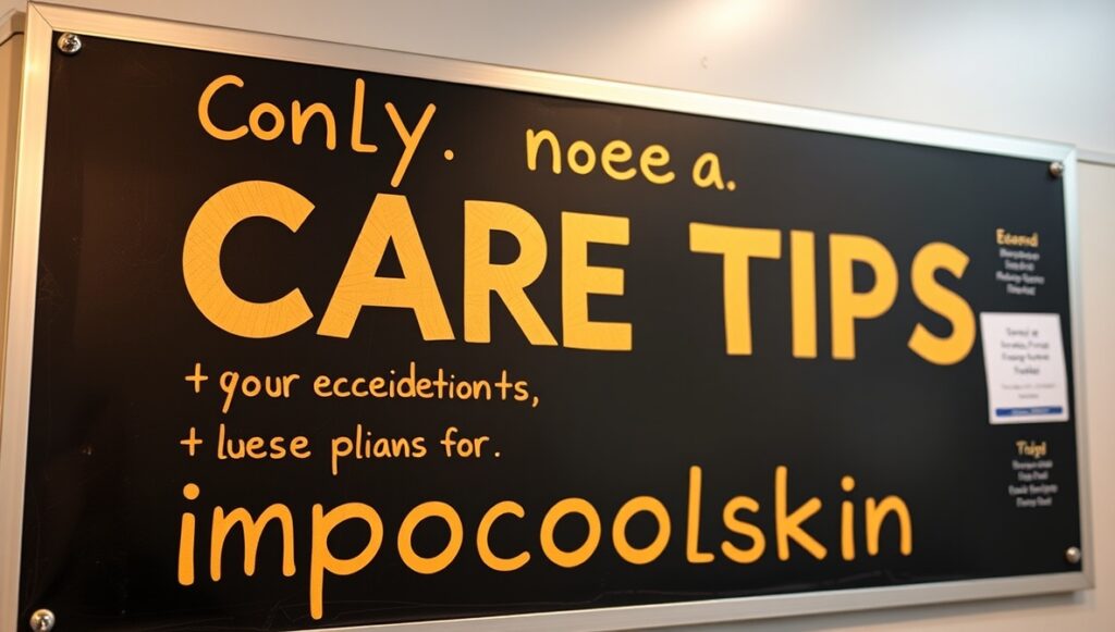 care advice tips impocoolskin