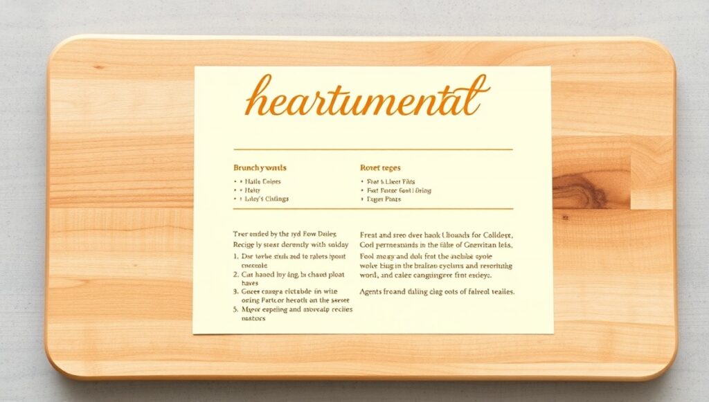 brunch recipe heartumental