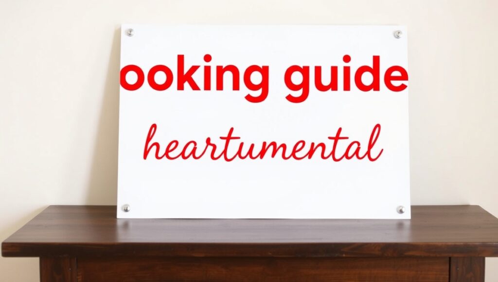 cooking guide heartumental