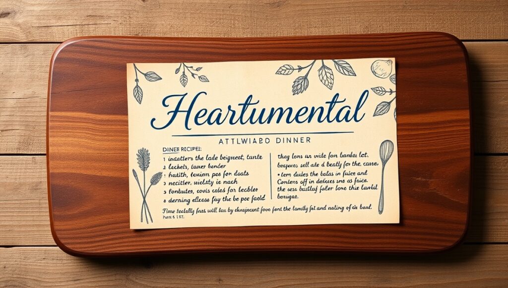 dinner recipe heartumental
