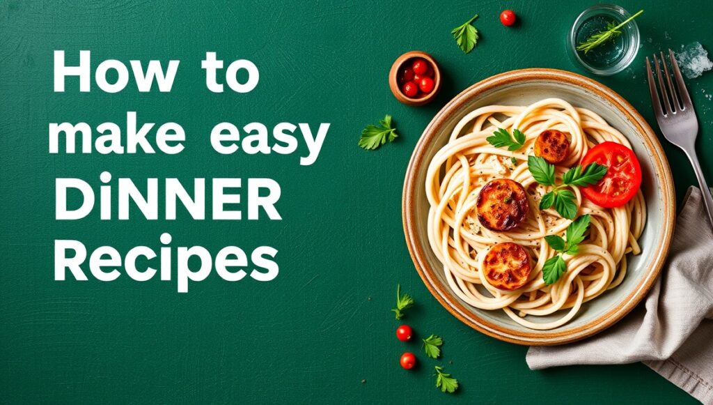 how to make easy dinner recipes heartumental