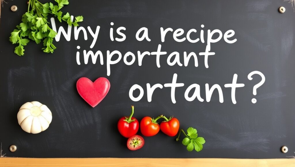 why is a recipe important heartumental